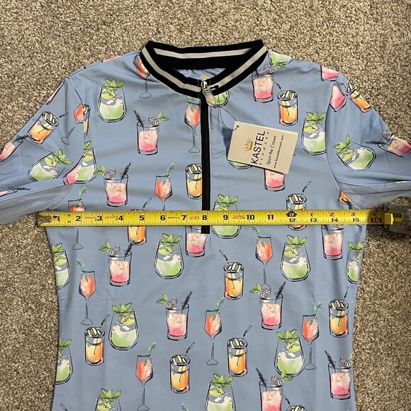 Kastel Denmark Women's Crewneck Sun Shirt - Blue Cocktails - XS - Picture 6 of 6